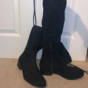 🖤 Over the Knee Black Suede Boots ! 🖤